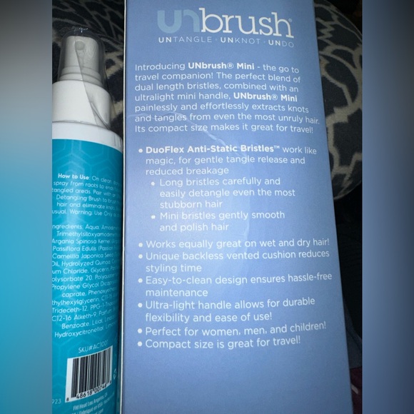 Unbrush mini and detanglaynler spray - Picture 7 of 10